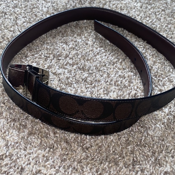 Un-Used Coach belt main image 5
